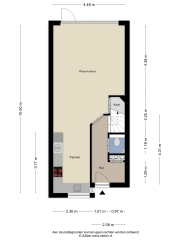 Plattegrond Galvanistraat 51 NIJMEGEN