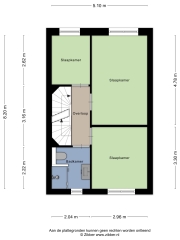 Plattegrond Ploegschaar 9 VOORTHUIZEN