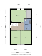 Plattegrond Runenberghoek 92 ENSCHEDE