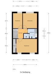 Plattegrond Deldensestraat 59 ALMELO