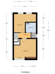 Plattegrond Nieuwstraat 79 ALMELO